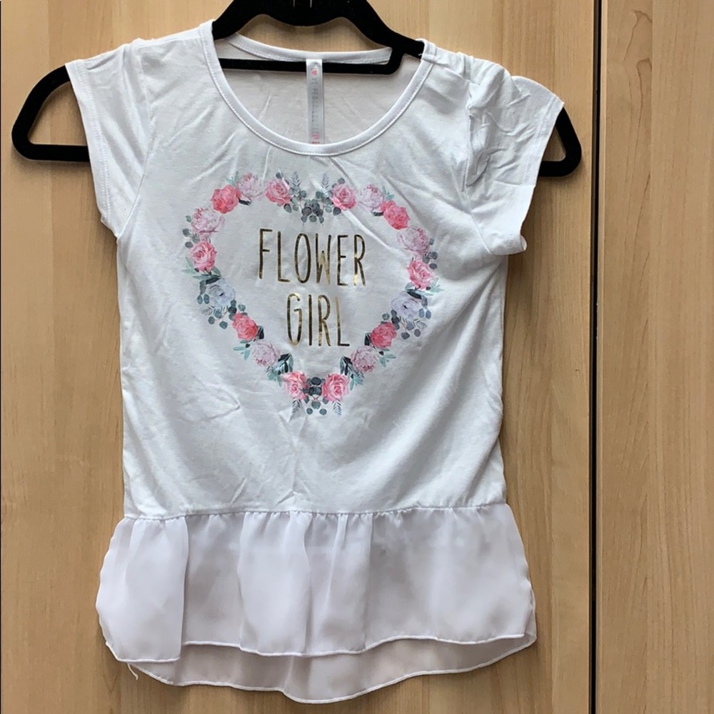 Flower Girl Shirt NWT